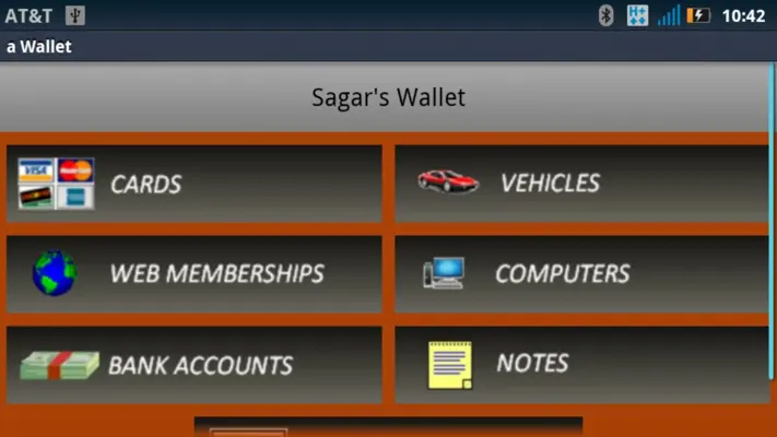 a Wallet android App screenshot 4